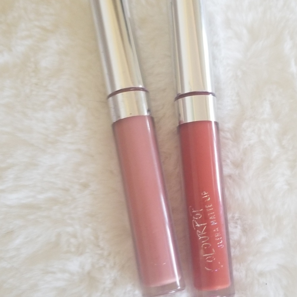 Colourpop mama matte + aquarius satin lip